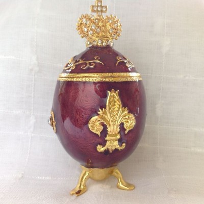 Gold Fleur De Lis Egg Gold Fleur De Lis Egg